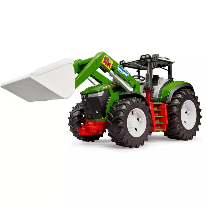 Trator BRUDER com carregador frontal modelo BR-03451 – trator de brincar robusto com carregador móvel