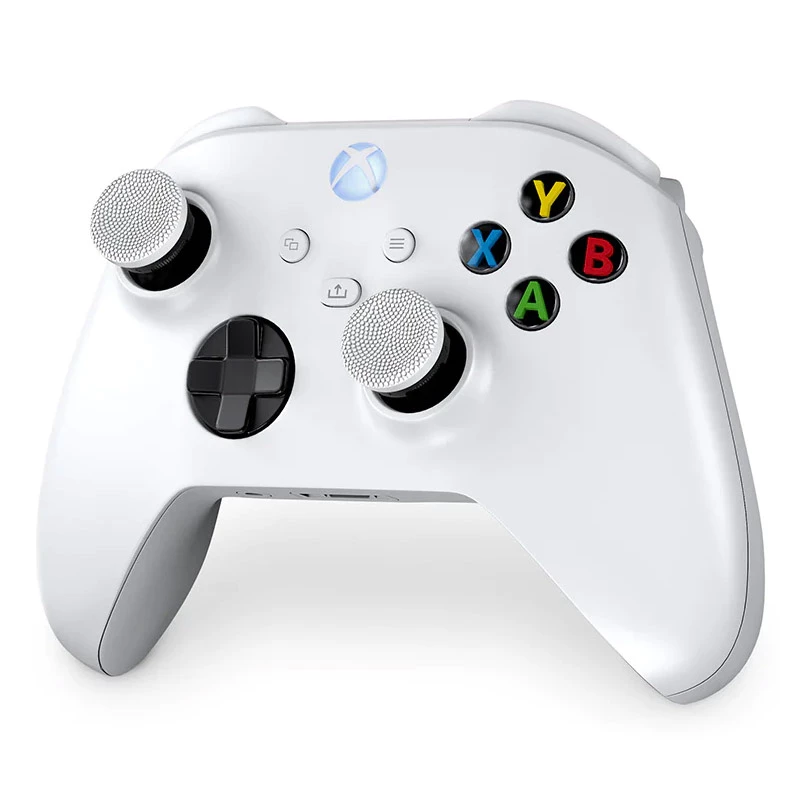 Punhos para thumbstick de comando de jogos STEELSERIES KontrolFreek Sports Clutch branco preto XBX elevado desempenho de aderência