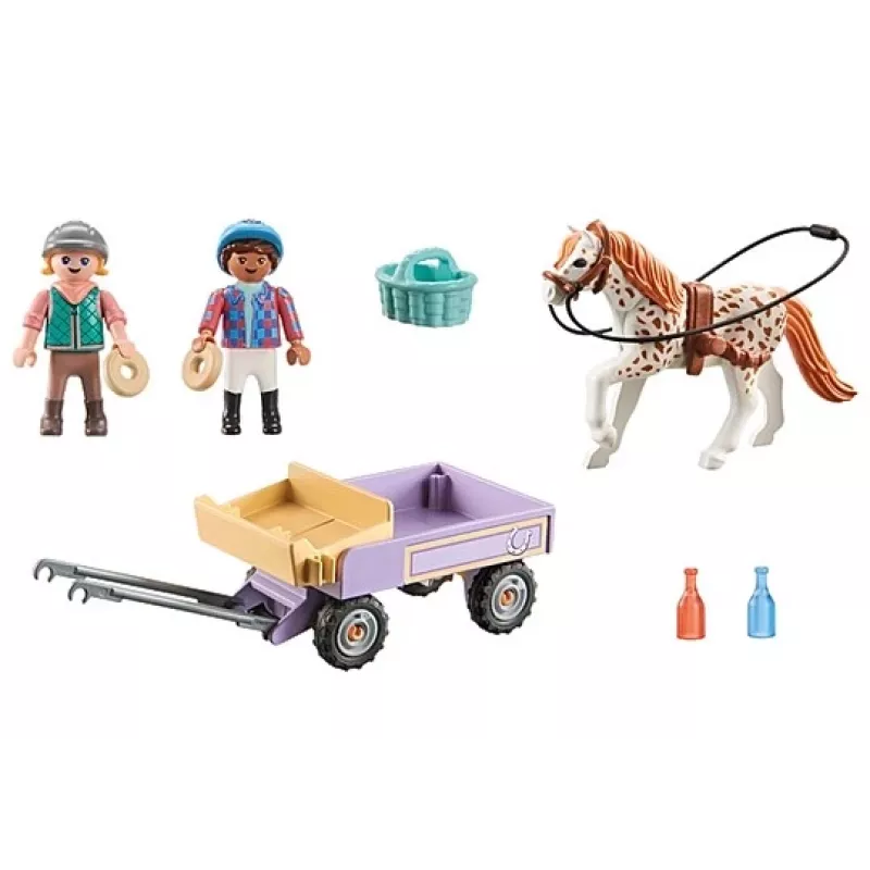 Playmobil 71496 Horses of Waterfall: carruagem de pónei