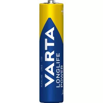 Varta Longlife, pilha descartável, AAA, alcalina, 1,5 V, 24 unid., 44,5 mm