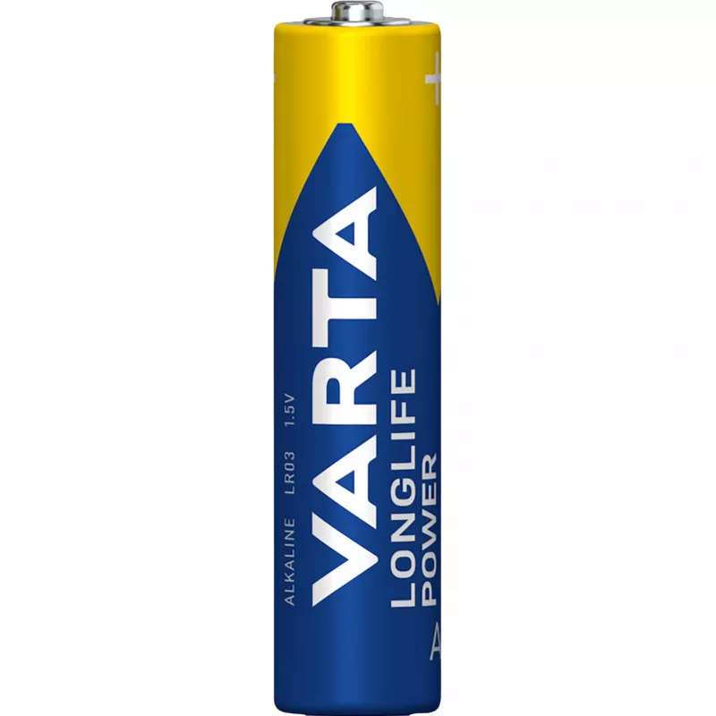 Varta Longlife, pilha descartável, AAA, alcalina, 1,5 V, 24 unid., 44,5 mm