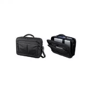 LIGHTPAK Executive Line LIMA Mala para portátil 46029, preta com detalhes cinzento-prateados
