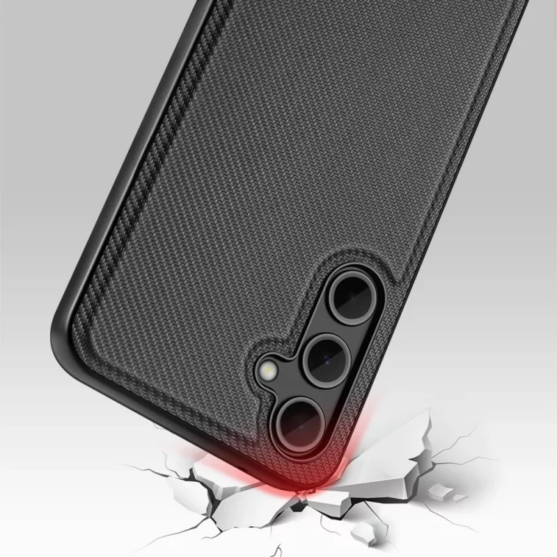 StyleShell NYLO, capa preta, Samsung Galaxy A35 5G