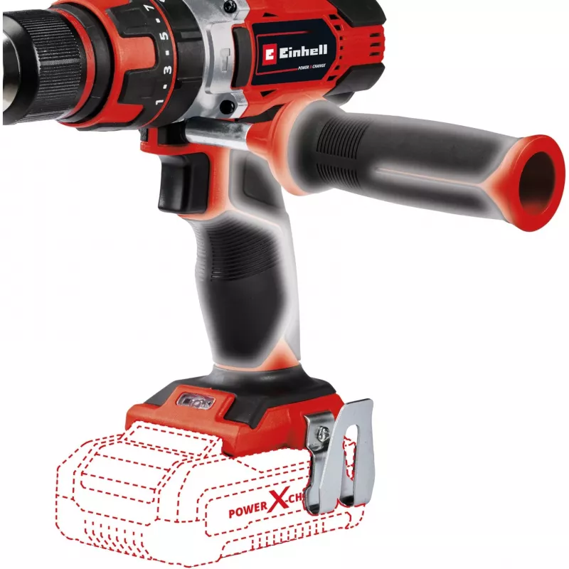 Einhell TE-CD 48 1500 rpm bucha de aperto rápido 1,41 kg preto, vermelho