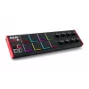 Teclado MIDI Akai LPD8 MKII 8 teclas USB preto, vermelho