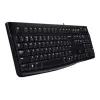 Desktop MK120, com fios, USB, QWERTZ, preto, rato incluído