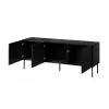 Móvel RTV SIENA 150.5x40x60 preto mate