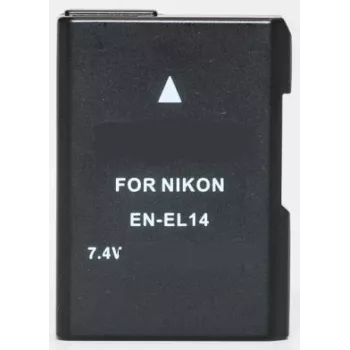 Bateria de câmara recarregável extra digital EN-EL14 7,2V 1030mAh para câmaras Nikon
