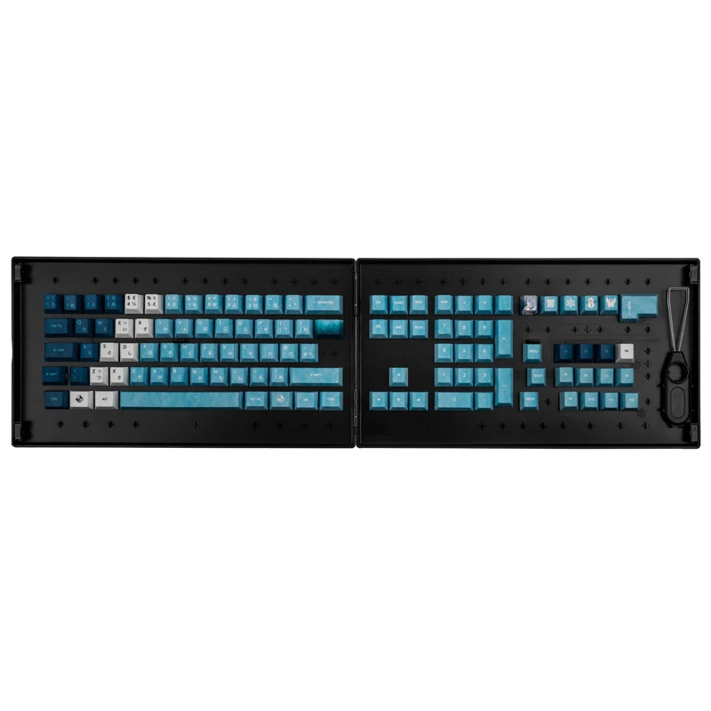 Conjunto de teclas Traitors YUKI ONNA (layout UK) – teclas com tema de designer para teclados mecânicos