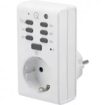 Temporizador analógico Renkforce 1289333 1800 W IP20 com função crepuscular