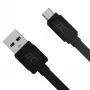 Cabo plano mate - USB-A para Micro-USB