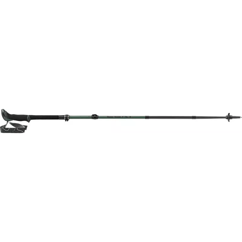 Bastões de trekking Leki TR Makalu FX ajustáveis 110–130 cm, verde