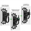 Suporte de telemóvel para bicicleta Tellur BPH100 preto – suporte de guiador para smartphones, suporte ajustável