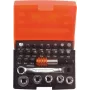 Conjunto de bits Bahco 2058/S26 18 peças Hex Phillips Torx aço