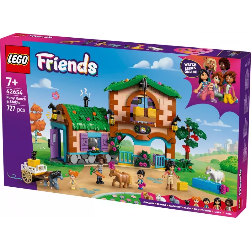 LEGO Friends 42654 Rancho de Póneis e Estábulo