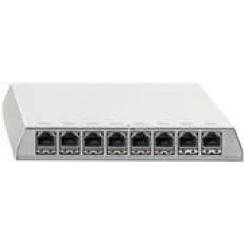 Patch panel Rutenbeck PP-Cat.6A iso-8 Ap rw blindado 8x RJ-45