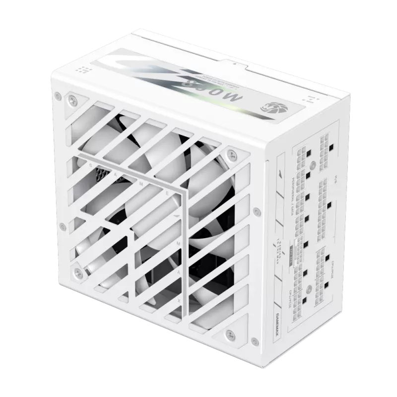 Fonte de alimentação Gamemax, 80 PLUS, Gold | GZ 850G WH | 850 W