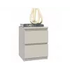 Mesa de cabeceira top e shop MALWA M2 KASZMIR — 2 gavetas, aglomerado, caxemira, 300×300×400 mm