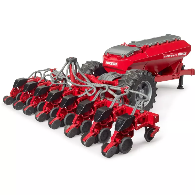 Veículo de brinquedo BRUDER Horsch semeadeira de precisão Maestro 8CX, conjunto de brinquedo à escala