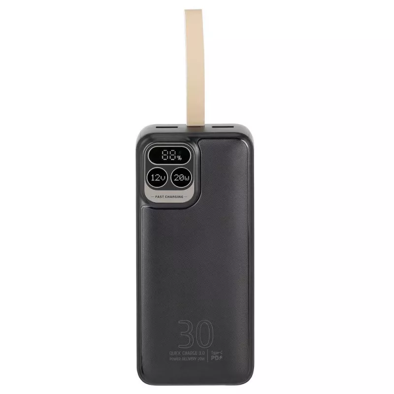 Rivacase VA2585 Powerbank 30000 mAh 20W, preto