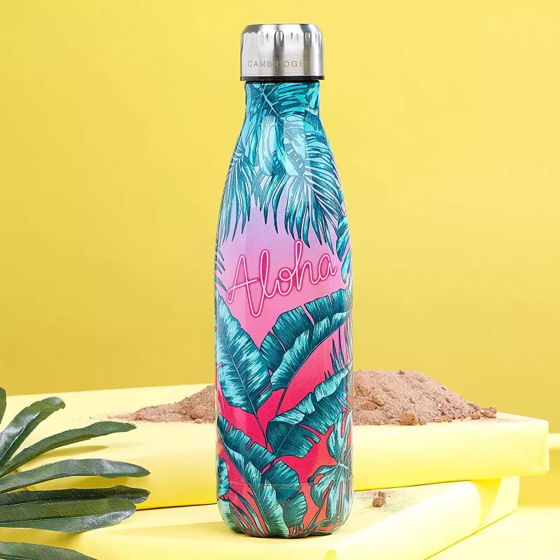Garrafa térmica Cambridge CM06510 500 ml – design Aloha Palm Beach