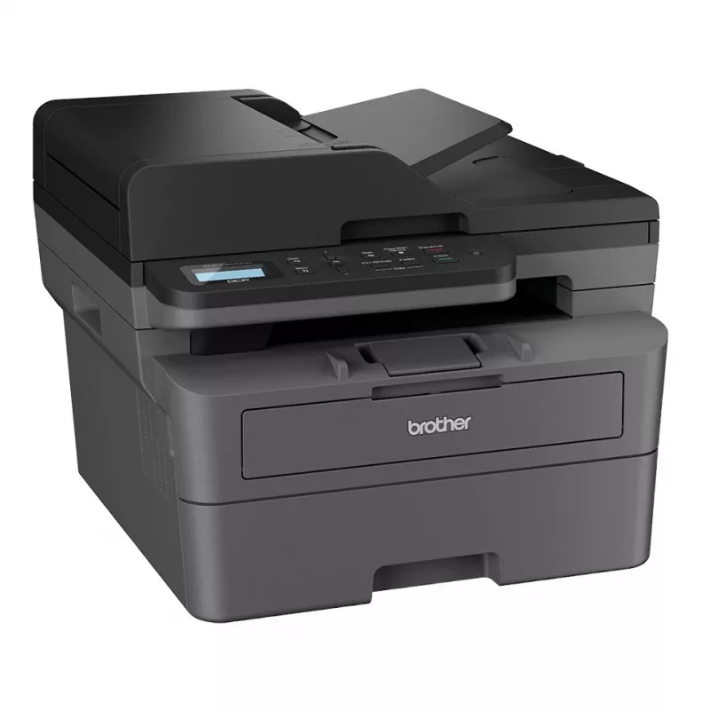 Impressora laser multifunções Brother DCP-L2640DN — monocromática, 34 ppm, duplex, alimentador de originais de 50 folhas, cassete de papel 250+1 folhas, 1200x1200 DPI