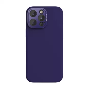 Capa magnética Nillkin LensWing para iPhone 16 Pro Max – roxo, fixação magnética, recortes precisos