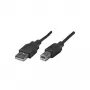 manhattan Cabo de ligação, cabo USB, USB-B para USB-A 2.0, comprimento: 3 m, cor: Preto (333382)
