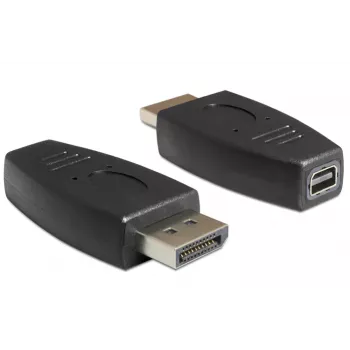 DeLOCK - adaptador DisplayPort - DisplayPort (M) para Mini DisplayPort (F) - preto