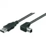 Wentronic Goobay cabo USB 2.0 Hi-Speed, preto, 1 m - ficha USB 2.0 (Type-A) > ficha USB 2.0 (Type-B) (93017)