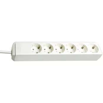 Régua de tomadas brennenstuhl Eco-Line, 6 tomadas, branco (1159420015)