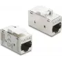 Delock 90989 Acoplador Keystone RJ45 para RJ45 Cat.6A, metal, prateado/branco