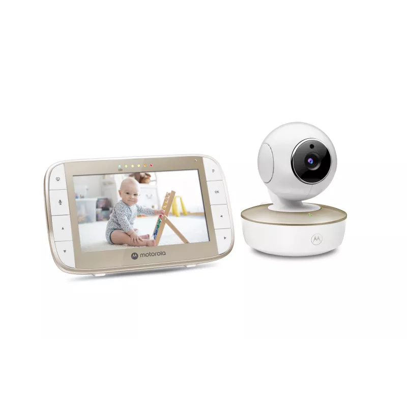Intercomunicador de vídeo para bebé MOTOROLA VM50G com ecrã de 5,0 polegadas