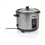 Panela de arroz Tristar RK-6147 — 1,5 L, 500 W, preto/prateado