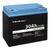 Bateria recarregável LiFePO4 QOLTEC 12,8V 30Ah 384Wh com BMS