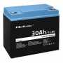 Bateria recarregável LiFePO4 QOLTEC 12,8V 30Ah 384Wh com BMS