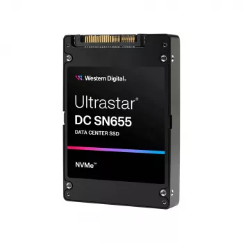 Unidade SSD WESTERN DIGITAL Ultrastar DC SN655 7,68 TB and3 PCIe TLC ISE Dual Port