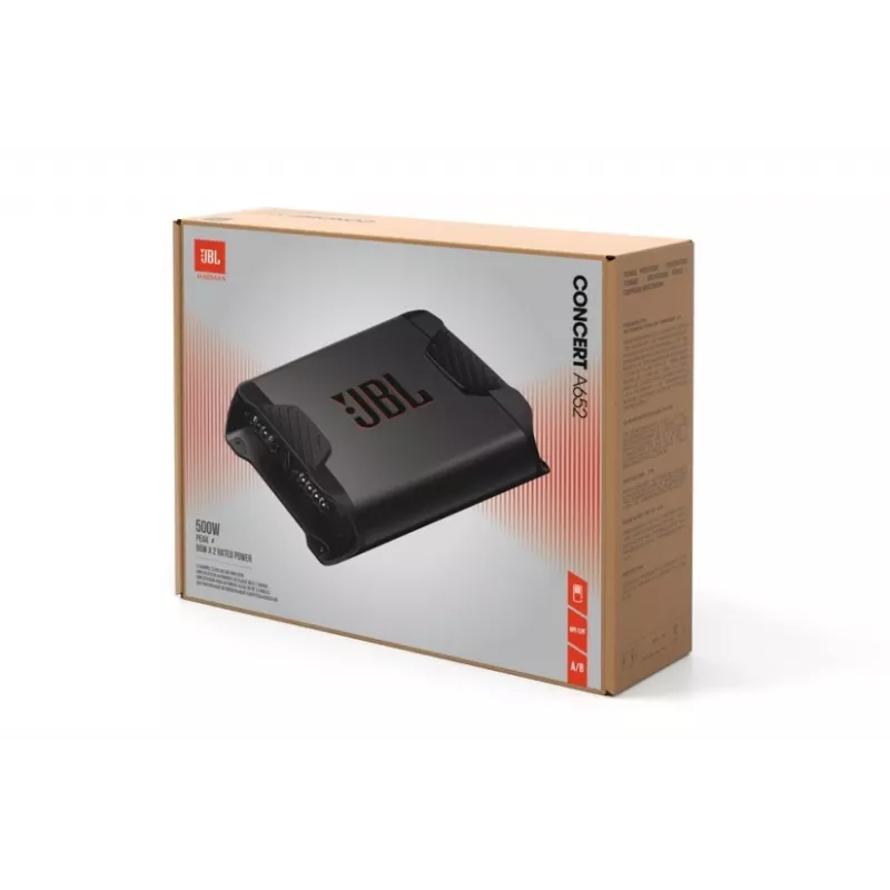 Amplificador de automóvel de 2 canais JBL Concert A652, potência 500 W