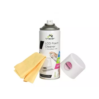 Espuma de limpeza para LCD 400 ml + pano de microfibra