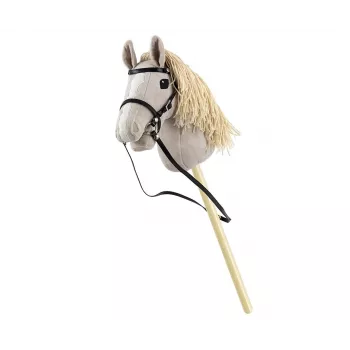 Cavalo de pau de peluche Milly Mally 6626 cinzento-claro – milly mally peluche, cavalo de pau para montar
