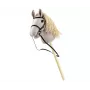 Cavalo de pau de peluche Milly Mally 6626 cinzento-claro – milly mally peluche, cavalo de pau para montar