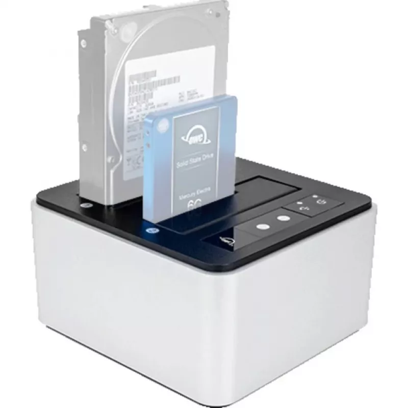 ∆OWC Drive Dock com USB-C (USB 3.1 Gen 2) Solução de dupla baía para unidades