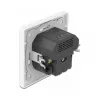 Tomada DeLOCK 11489 CEE 7/3 + USB branco 250V 16A
