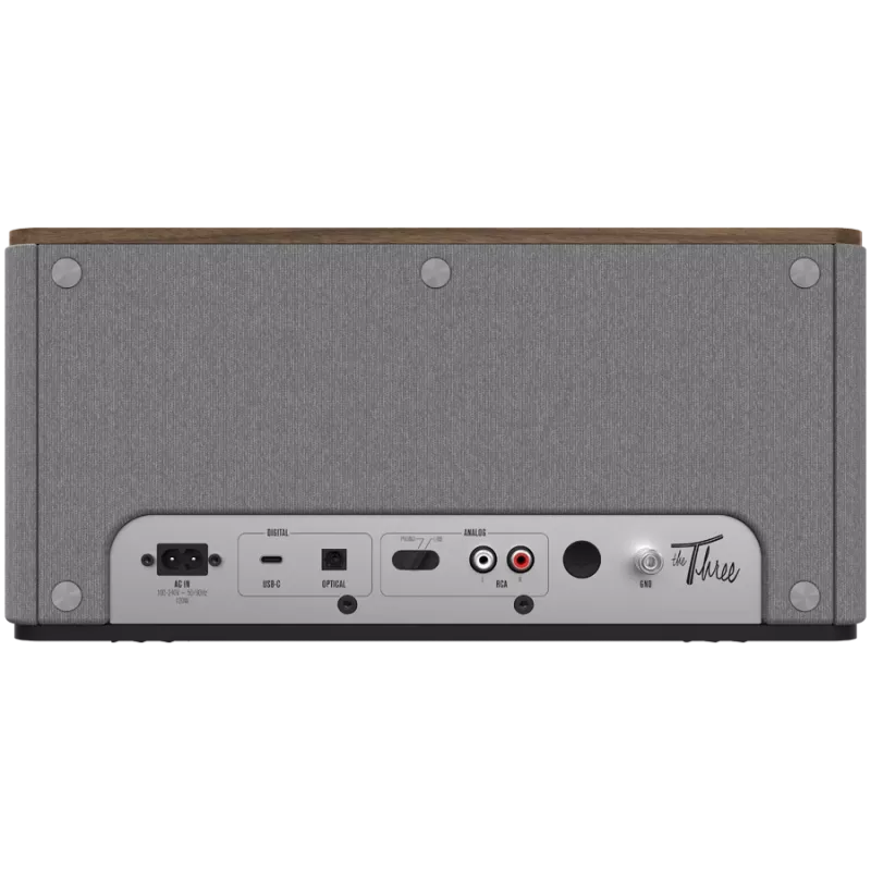 Klipsch the Three Plus sistema de altifalantes Bluetooth premium nogueira USB RCA...