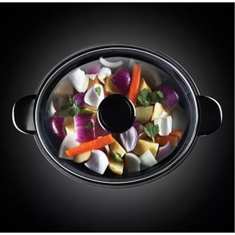 Panela de cozedura lenta Russell Hobbs 22740-56 3,5 L preto, prateado