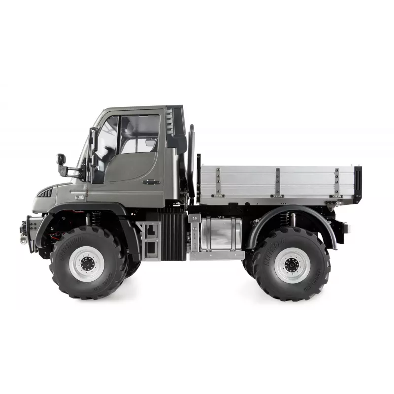 Amewi Mercedes-Benz Unimog porta-equipamentos 4WD antracite 1:10 ARTR (22683)