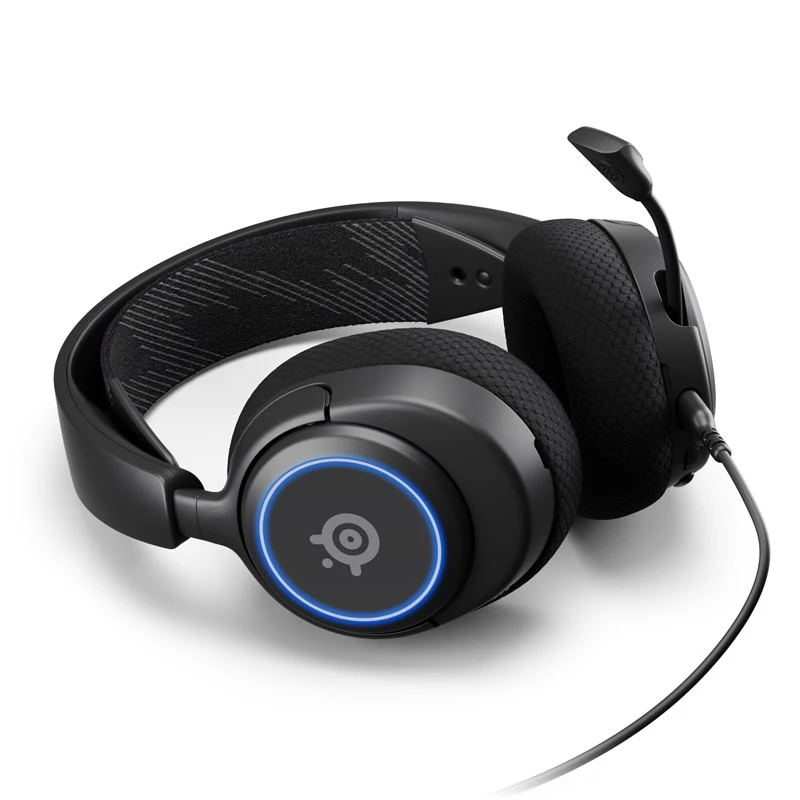 Headset Steelseries Arctis Nova 3 com fios arco de cabeça gaming USB Type-C preto