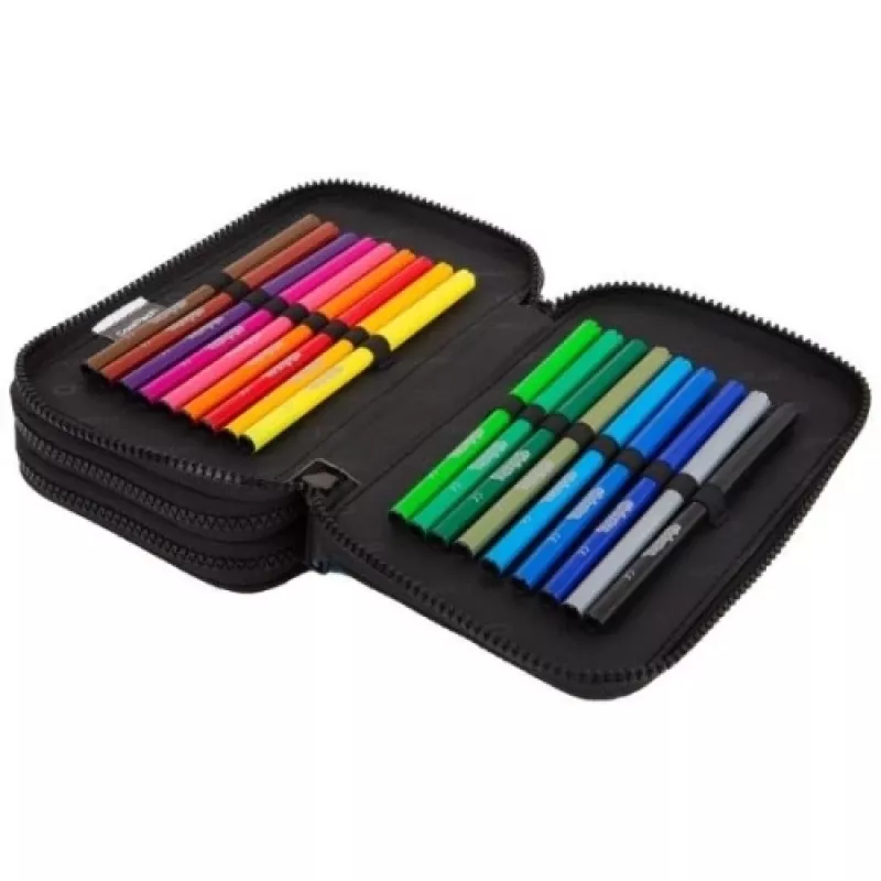 Estojo de Três Andares com Acessórios CoolPack Jumper 3 DIARY