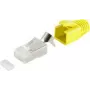 Conector de cabo RJ45 ShiverPeaks BS72067-Y amarelo