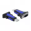 Cabo série DeLOCK 66280 USB Type-A DB-9 0,8 m preto
